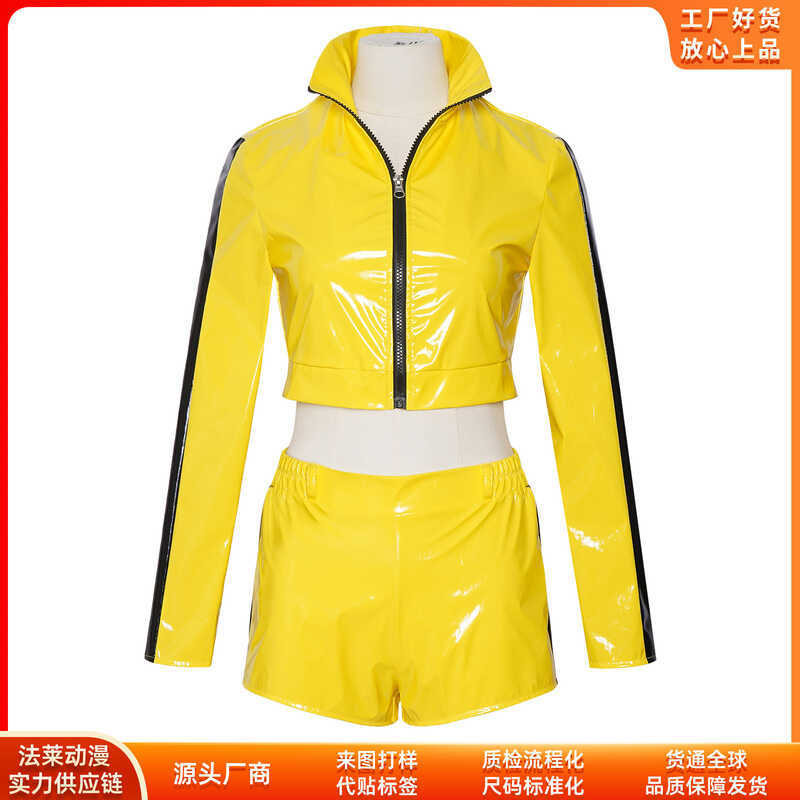 ชุดคอสเพลย์ Kill Bill และเจ้าสาว กางเกงขาสั้นและเสื้อ สำหรับการแสดงบนเวที