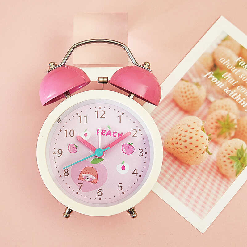 สร้างสรรค์การ์ตูนเด็กปริมาณสูงปลุกนาฬิกาข้างเตียงนักเรียนสร้างสรรค์นาฬิกานาฬิกาโลหะ GH805