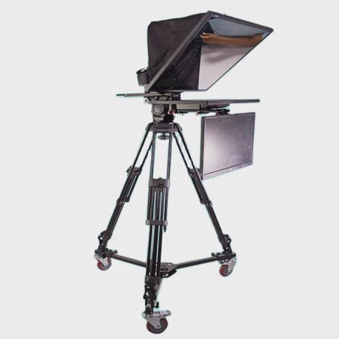 TS200 20 Inch Single Screen Tempered Prompter Glass Studio Teleprompter with Remote Control Autocue