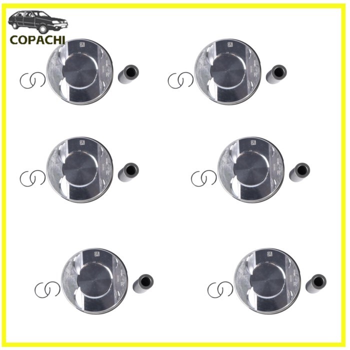 6pcs EA839 3.0L Engine Pistons&Rings Set 06M 198 151 9A710706531 9A710706630 9A710706631 for Audi A