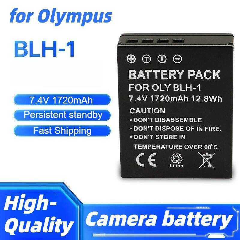 C Blh-1 Blh1 BLH 1 Rechargeable Camera Battery For Olympus E-M1 Mark II Em1-2 Em1 Mark Blh1 Camera