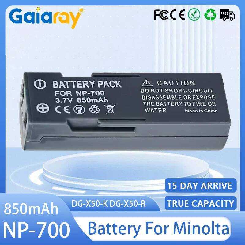 C Np-70 Battery 3.7V 850Mah Np700 Rechargeable Battery For Konica Minolta Dg-X50-K Dg-X50-R Dg-X50-