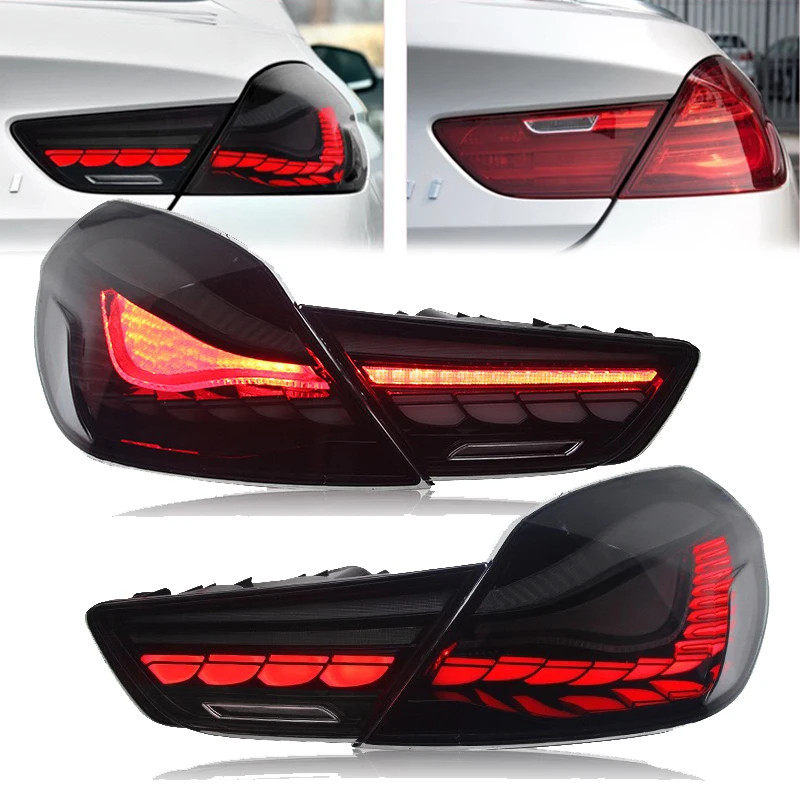 4PCS Car LED Rear Tail Lights For BMW 6-Series F06 F12 F13 2010-2017 Modified LED Brake Reverse Seq