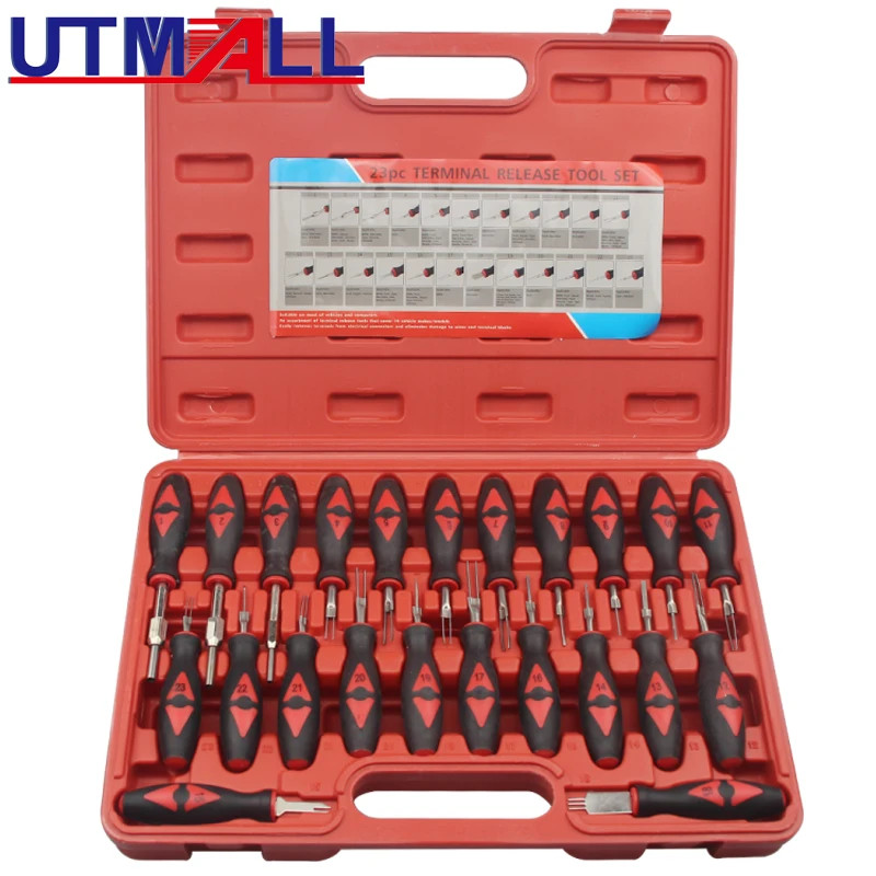 23Pcs Universal Automotive Terminal Release Removal Remover Tool Kit Car Electrical Wiring Crimp Co