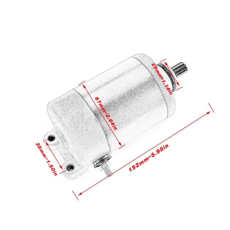 31200-KM1-008 Starter Motor for Honda CH250 ELITE CN250 HELIX CH CN 250 for Spring 250 CF250 Moto 3