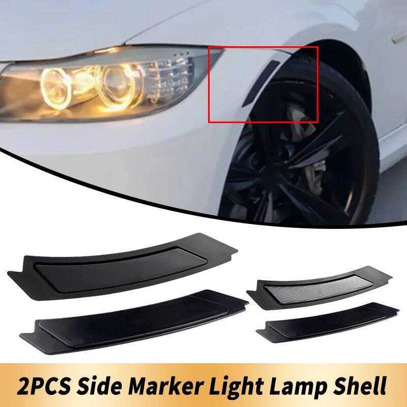 C 2Pc OEM Parts Lamp Housing For 200-2011 BMW E0 E1 LCI Front Side Maeker Bumper Fenser Reflector 6