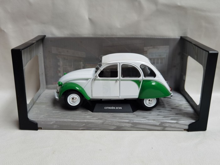 SOLIDO 1/18 CITROEN 2CV6 1985 CITROEN โมเดลรถ Alloy Limited Edition
