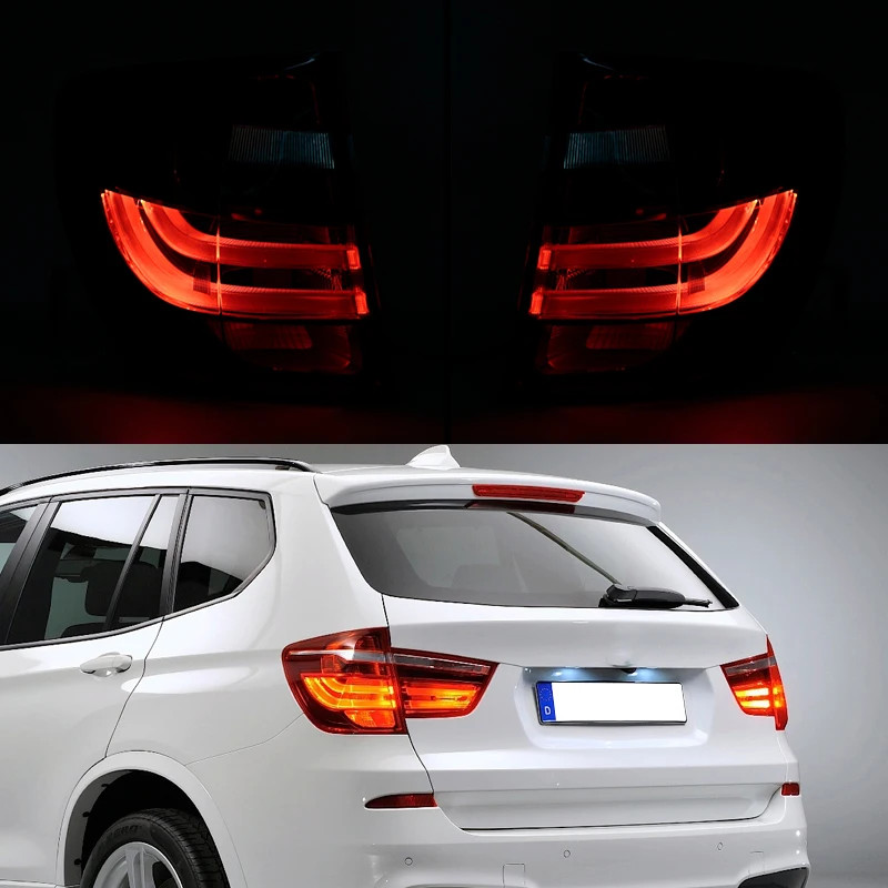 Outer Tail Lights for BMW X3 F25 2011-2016 Car Rear Light Driving Lamp Turn Signal Fog Lamp Brake L