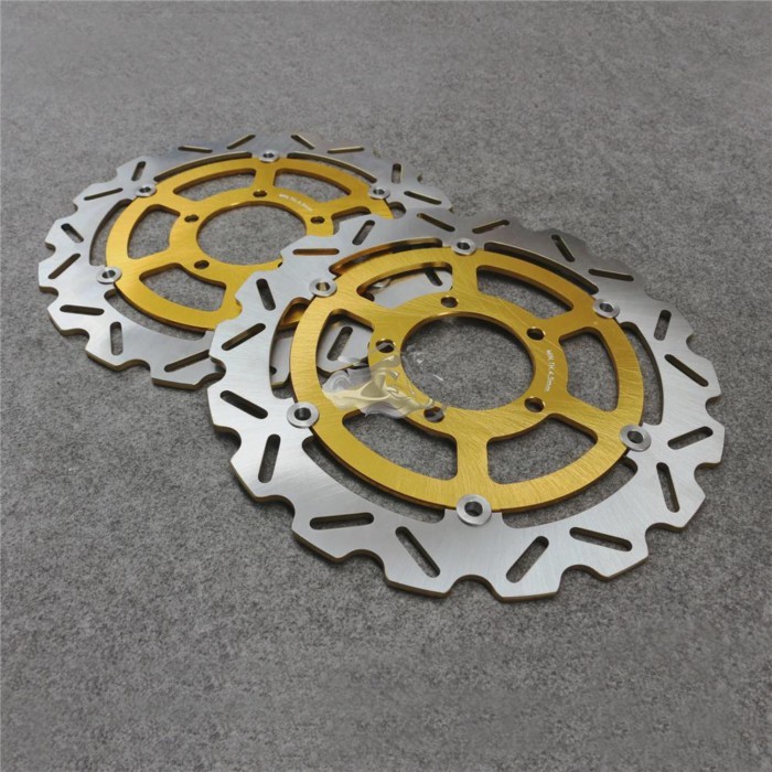 Fit For Kawasaki 2005 - 2009 ZX6R ZX-6R ZX636 Motorcycle Floating Front Brake Disc Rotor ZX-10R ZX1