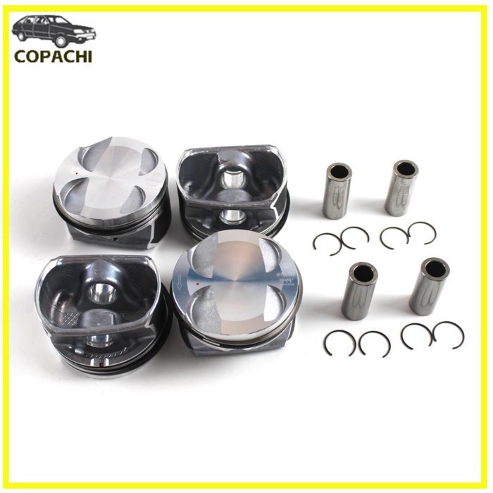 4pcs 77 mm Bore Pistons&Rings Fits MINI R55 R56 R57 R58 Cooper Countryman Paceman 06-16 N12 Engines
