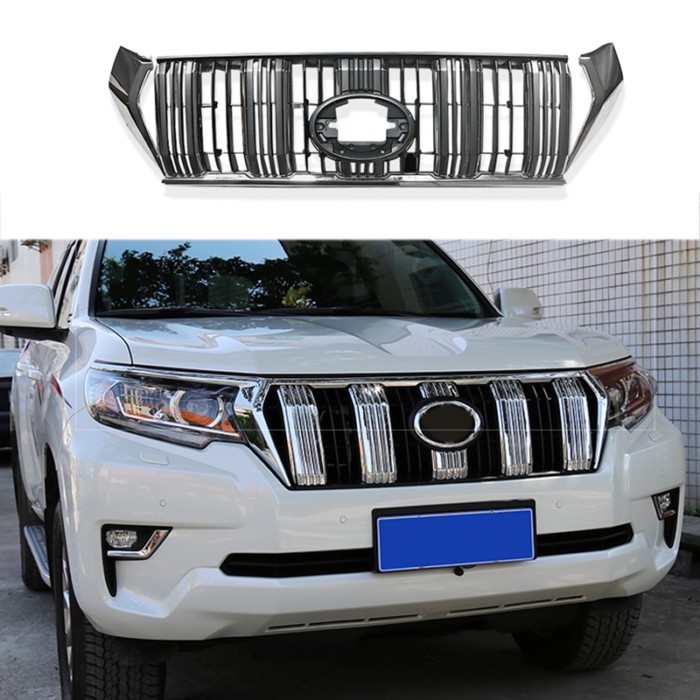 Modified For Prado Front Grill For Land Cruiser Prado 150 LC150 J150 2018 2019 2020 Front Bumper Gr