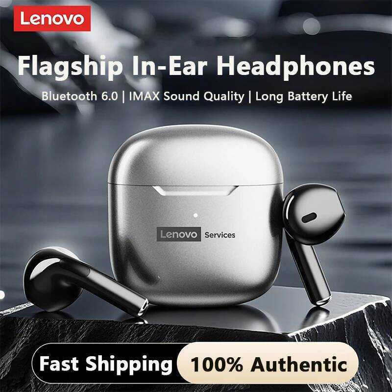 Choice Lenovo LE201 TWS Wireless Bluetooth V6.0 Headset Long Battery Life Sport In Ear Earphones Hi