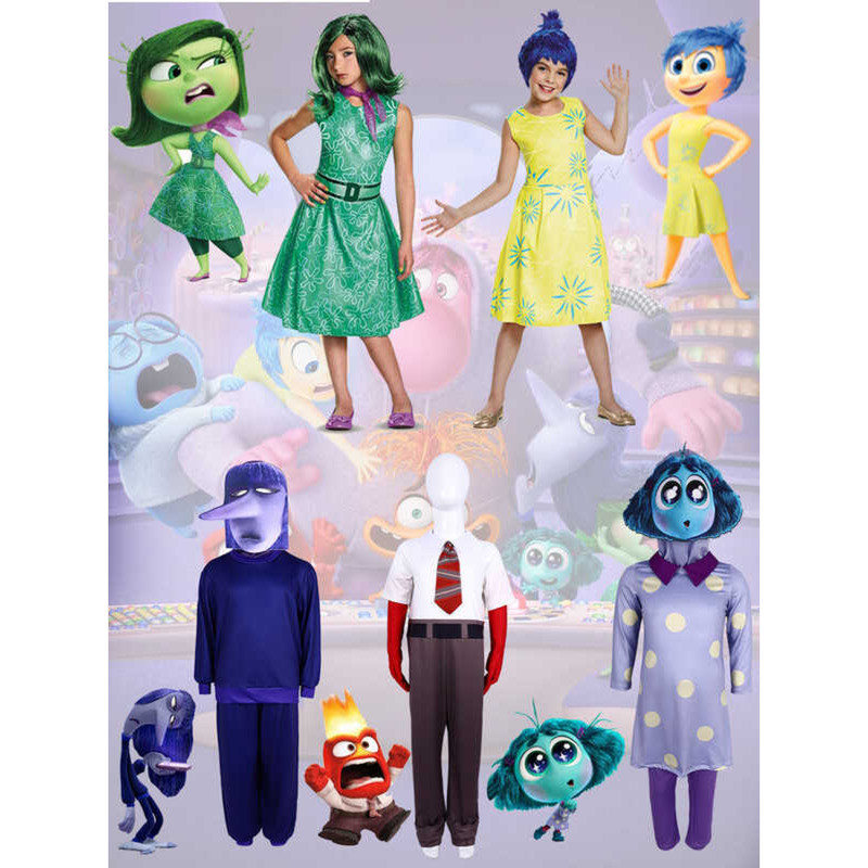 Inside Out2 Brain Agent ชุดคอสเพลย์ HALOWEEN และการแสดง