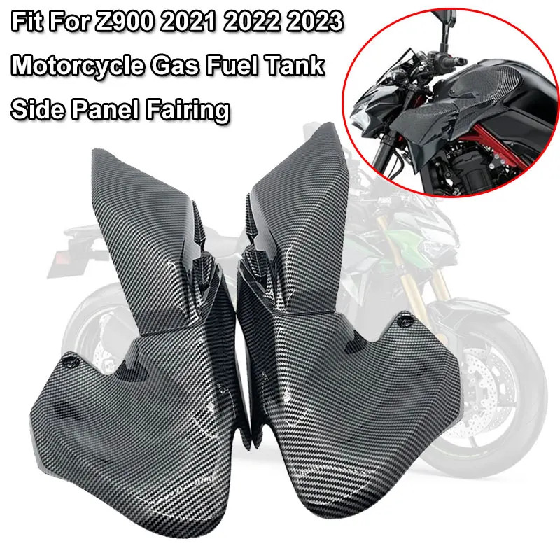 2023 Z 900 ZR 900 Motorcycle Gas Fuel Tank Side Panel Fairing Cowl Fit For Kawasaki Z900 ZR900 2021