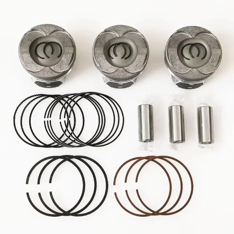 3PCS 1832679 CM5Z-6108-D CM5Z6108D Piston for Ford 1.0 ECOBOOST Fiesta Focus Mondeo V M1CA M1DA M2D