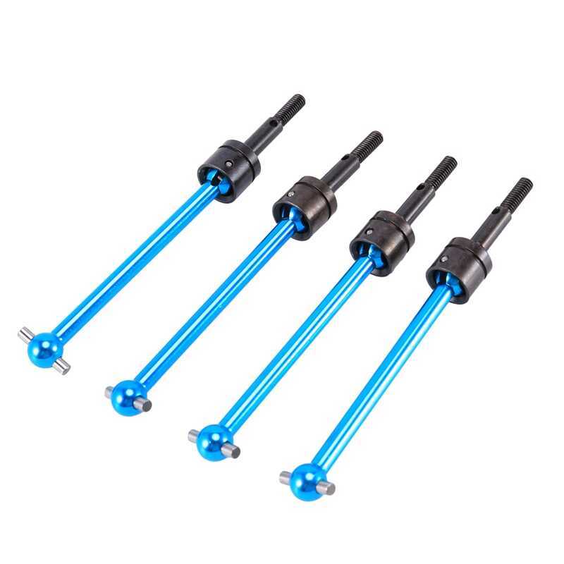 C 4 Pcs Metal Universal Drive Shaft CVD 64Mm For Dt03 Tt02b Tt-02B RC Car Upgrade Parts Accessories