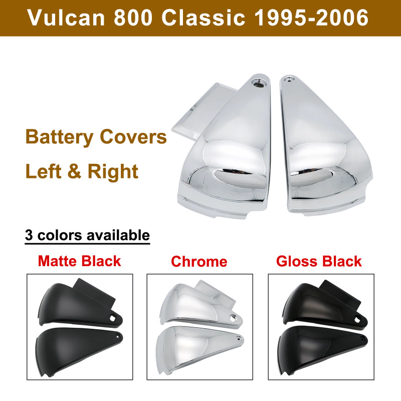 Motorcycle Accessories Battery Side Covers Frame Guard Fairing For Kawasaki Vulcan 400/800 VN400 VN