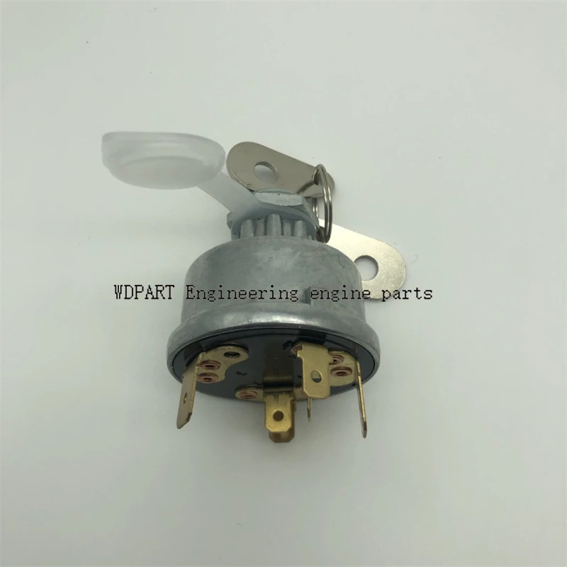 Ignition Switch with 2 Keys 701-02600 707-07500 For JCB 3C-MK3 2CX 3CX 4CX 125 428C 415 420