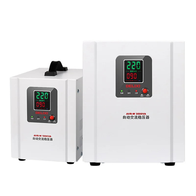 Delixi Automatic AC Voltage Stabilizer AVR-W 1000-5000VA Household Voltage Regulator 220V High Accu