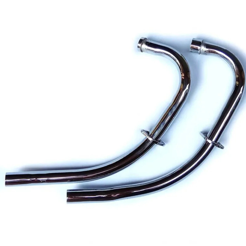 GN125 GS125 Motorcycle Exhaust Pipe Front Section Retro Modification Ranger Light Riding Smoke Pipe