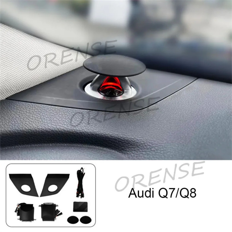 Rise Lift Ambient Light Smart Speaker Audio For Audi  A4 A5 A6 A7 Q5 Q7 Q8 C7 C8 B9 Tweeter Door Co