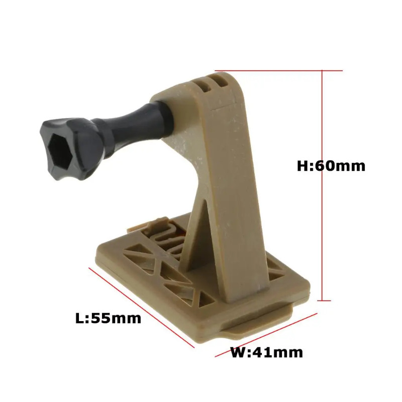 Universal NVG Mount Adapter Bracket for Mounted Camera Brown