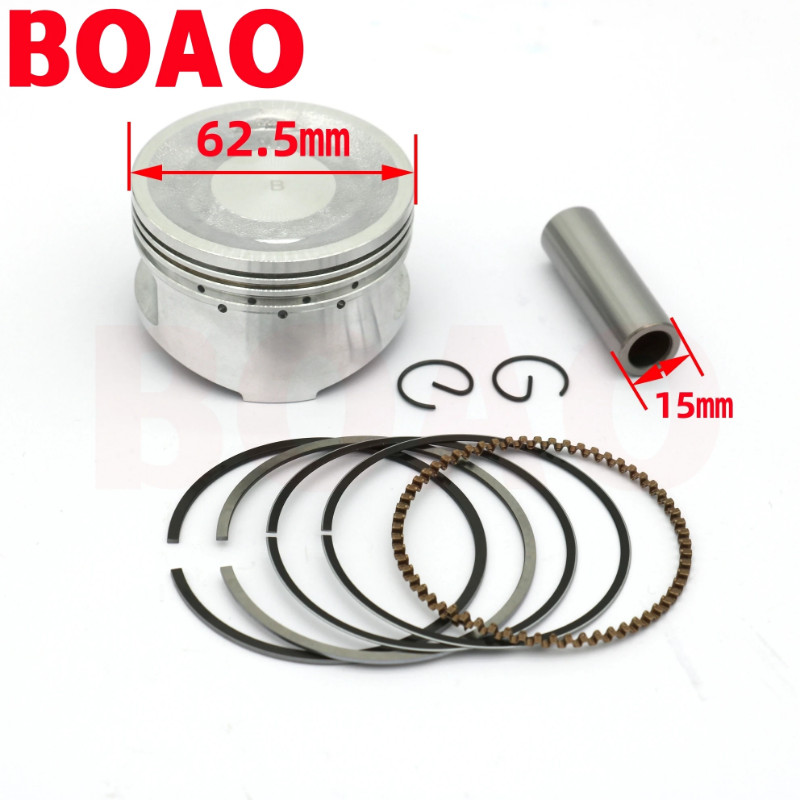 62.5mm piston and ring kit for GY6200 180cc 200cc 230cc ATV175 ATV200 ATV off-road vehicle engine