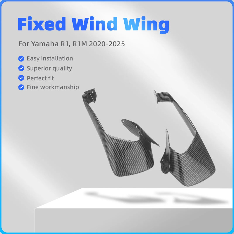 New Motorcycle Fairing Fixed wing For Yamaha YZF R1 R1M 2020-2025 YZF-R1 2020 2021 2022 2023 2024 2