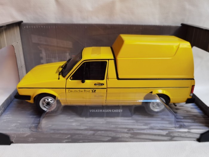 SOLIDO 1: 18 VW CADDY MK1 1982 Volkswagen Pickup Truck Model Alloy Out of Print Model
