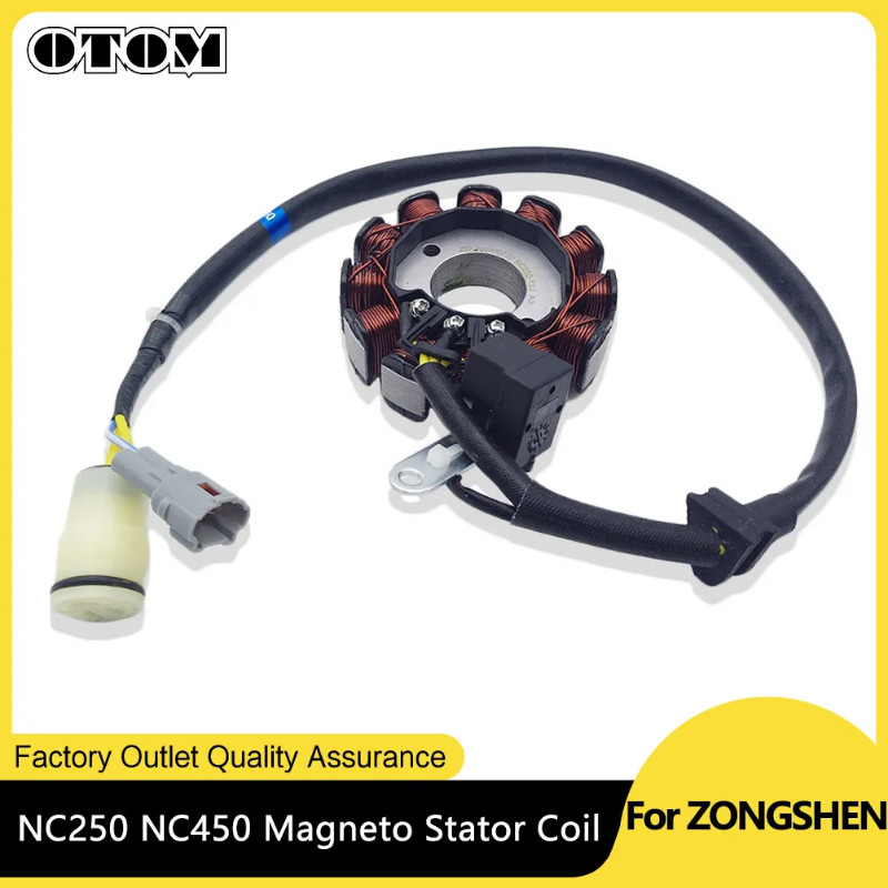 OTOM Motorcycle Magneto Stator Coil For ZONGSHEN ZS177MM ZS194MQ-2 Engine Parts Standard Cylinder H