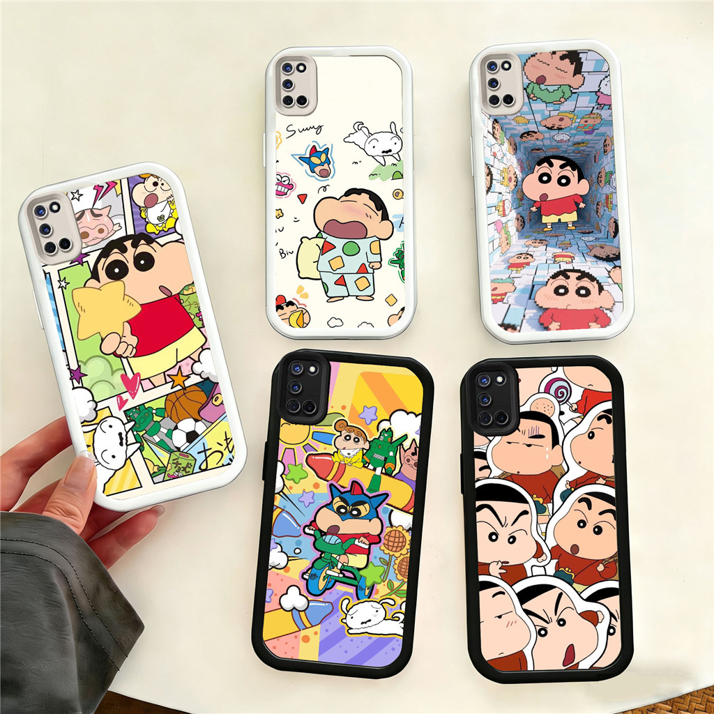VK8 Crayon Shinchan สําหรับ Realme Narzo A12E A12s N53 20 30A 50A 50i A11S A12 C67 N55 Prime วัสดุ T