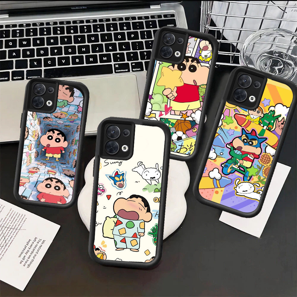 VK8 Crayon Shinchan สําหรับ Realme Narzo 10 P1 12 6i C17 N65 C3 20A 10A 70 Pro Plus 5G TPU วัสดุ