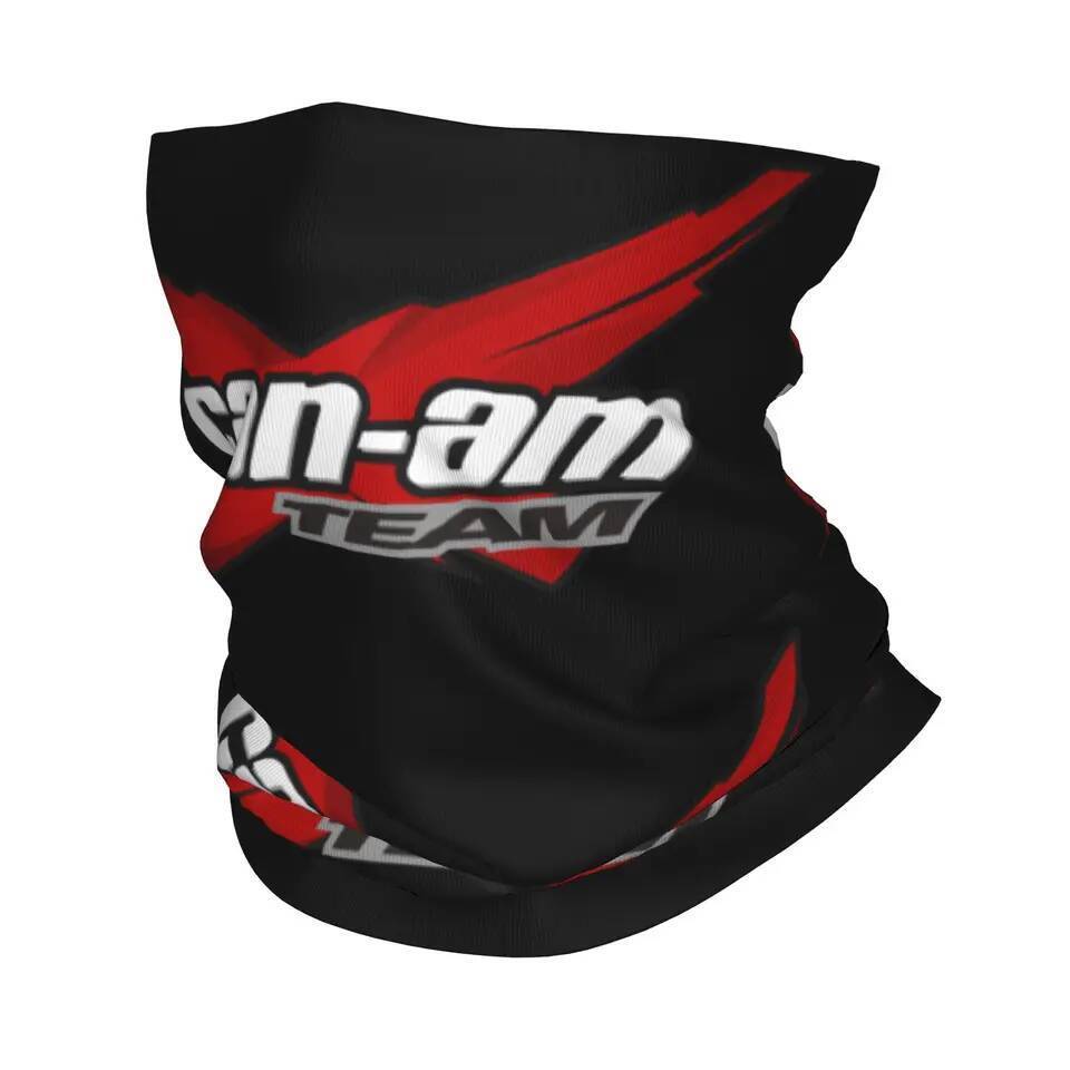 Custom Can Am BRP ATV Logo Bandana คออุ่นผู้ชายผู้หญิงฤดูหนาวเดินป่าผ้าพันคอสกี Gaiter Face Cover