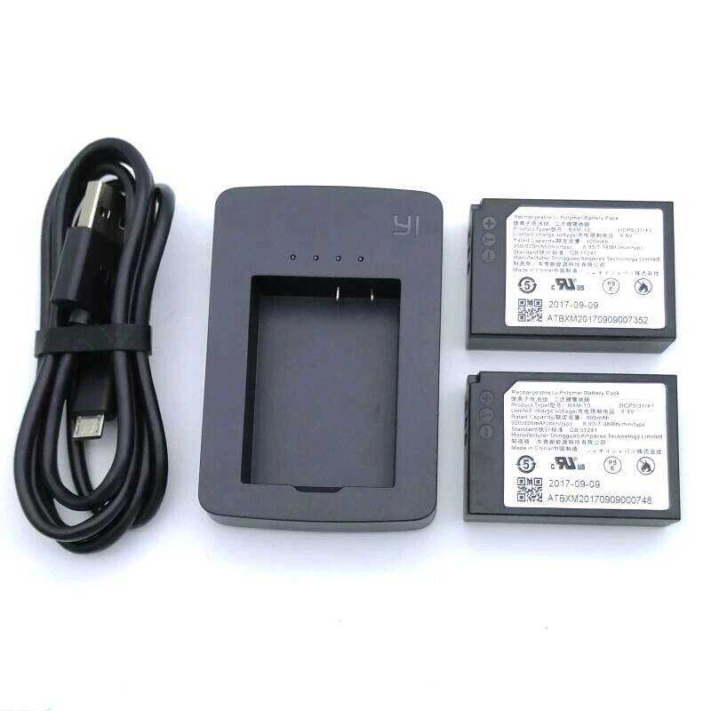 ▥ Xiao Yi M1 Yi-M1 Mirrorless กล้อง Bxm-10 Bxm10เครื่องชาร์จแบตของแท้900mah แบตเตอรี่แบบชาร์จไฟ