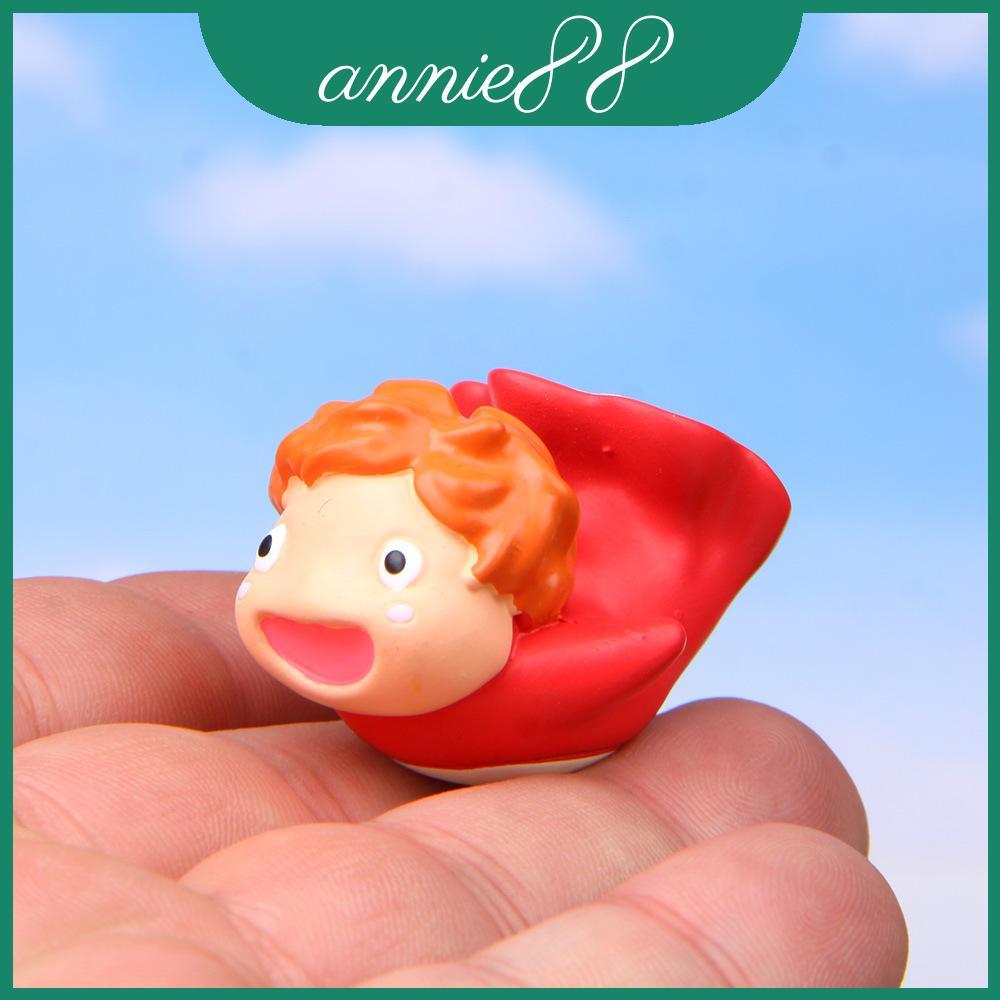 การ์ตูน Ponyo Goldfish Mini ตุ๊กตาเครื่องประดับสําหรับตกแต่งของขวัญและงานปาร์ตี้