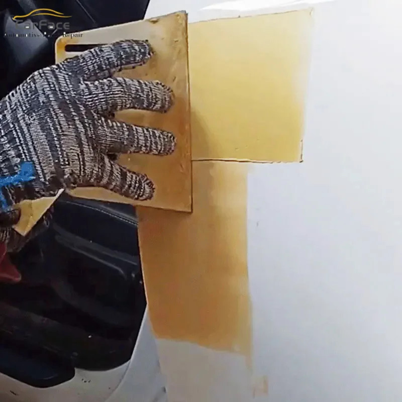 ATPRO Plastic Car Putty Spreaders Auto Body Scraper Filler Applicator Repair Paint Putty Stick Fibe