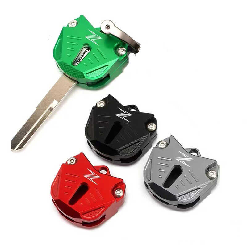 เหมาะสําหรับ Kawasaki Z400 Z650 Z900 ZX4R/4RR ดัดแปลงอลูมิเนียม Key เคสป้องกันอุปกรณ์เสริม