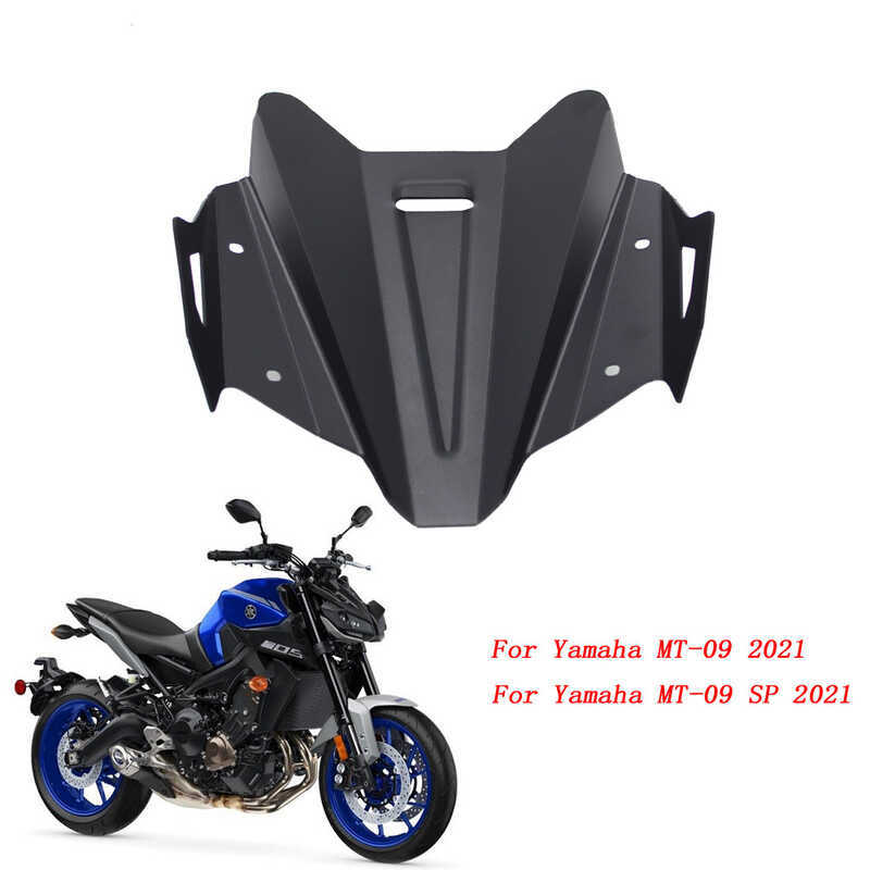 เหมาะสําหรับ Yamaha MT-09 FZ-09 21-อุปกรณ์เสริมรถจักรยานยนต์กระจก Deflector ด้านหน้ากระจก