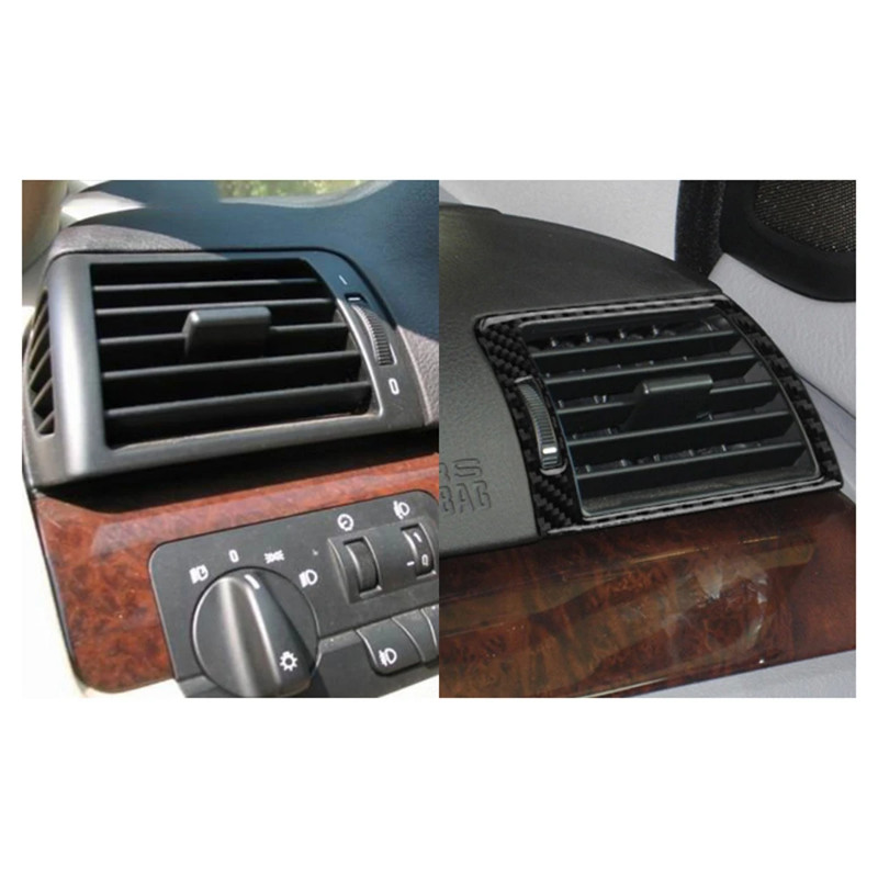 2X Dashboard Side Air Vent Trim For BMW 3 Series E46 1998-2005 Cover Existing Scratches Anti-scratc