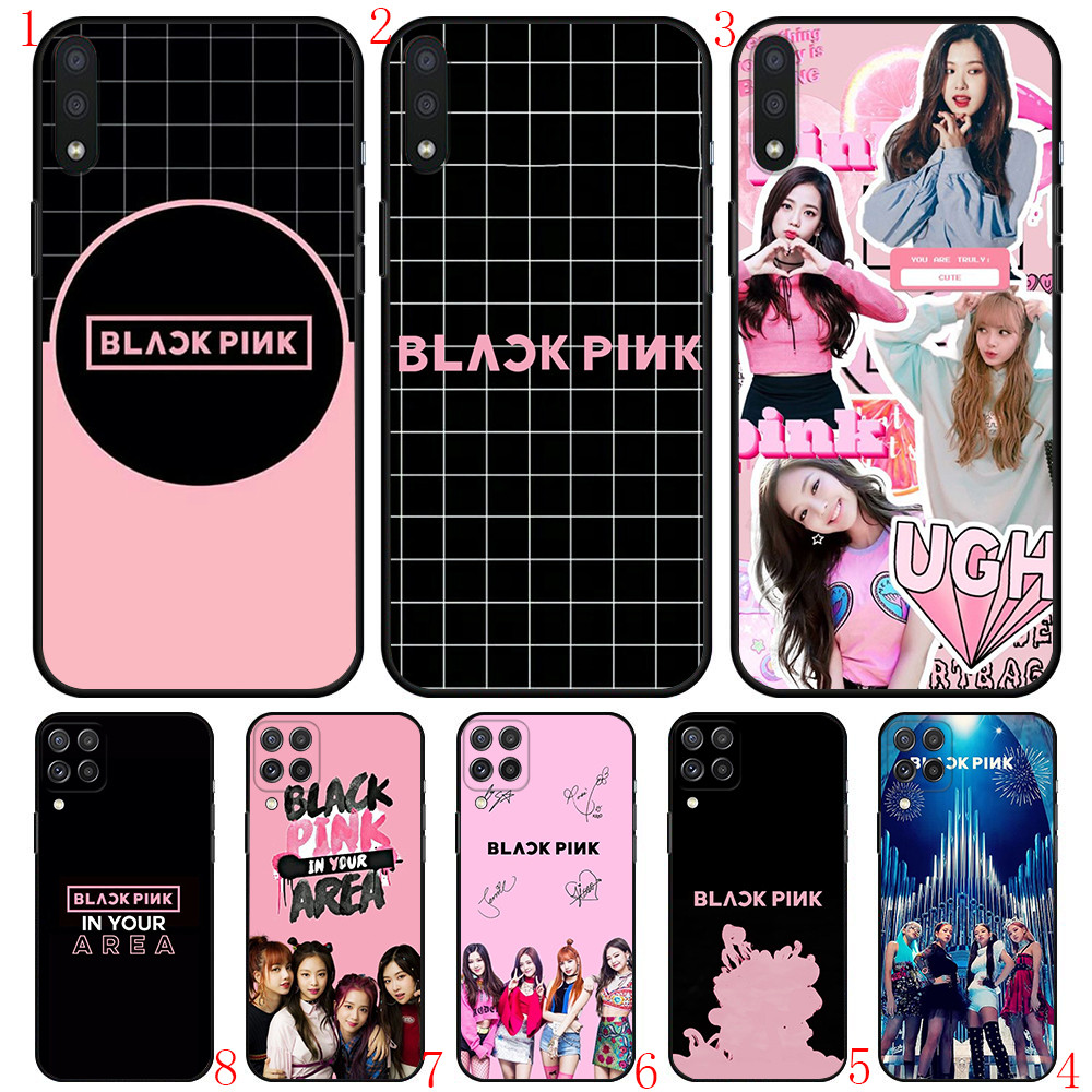 Xiao Mi Poco M6 Pro Plus F6 X6 Pro M7 Pro X7 Pro V6 อะนิเมะการ์ตูน BlackPink เคสโทรศัพท์สีดํานุ่ม