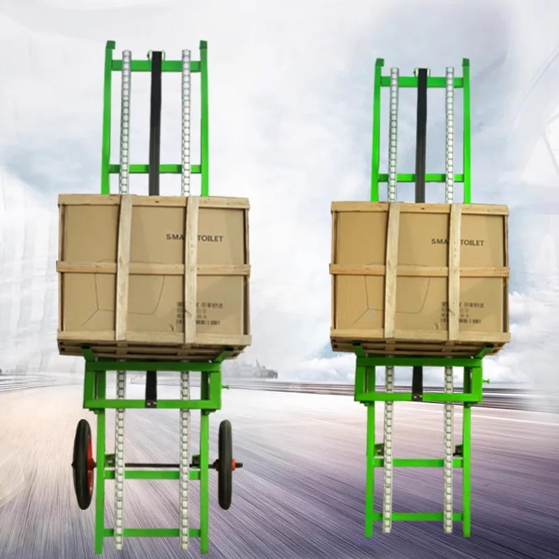 Loading and unloading artifact, foldable loading machine, second floor elevator, glass elevator, br