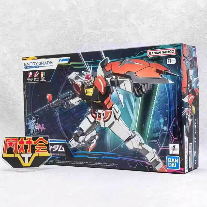 ในสต็อก Bandai EG 1/144 Rach Gundam Gundam Chuangzhanyuan Universe Protagonist Machine Assembly Mode