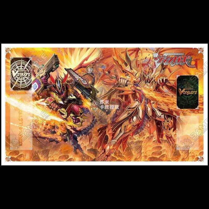 การ์ดไฟท์!! Vanguard Series Resolute คู่ตาผู้เล่นเดี่ยว Battle Playmat PhosphorescenceStream ยางเกมกระดานของเล่น