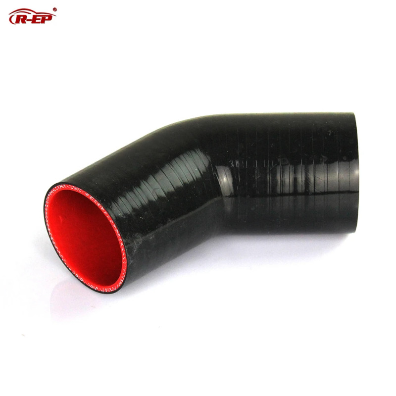 R-EP 45 degree Silicone Elbow Hose 38 45 51 57 63 70 76 83 89MM Rubber Joiner Bend Tube for Turbo C