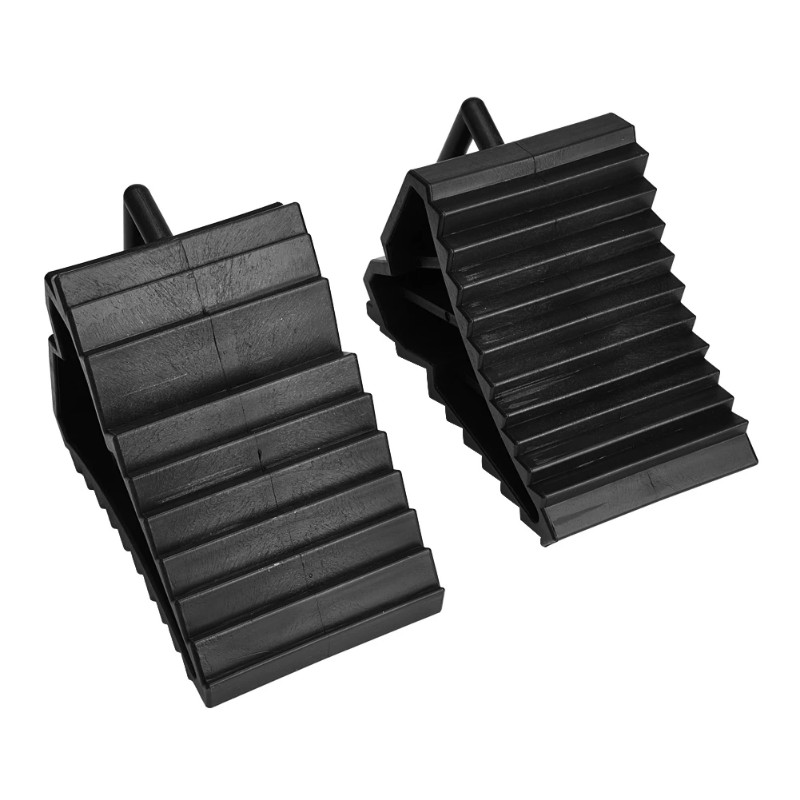 2pcs Car Anti Slip Block Tyre Slip Stopper Wheel Alignment Block Tire Support Pad