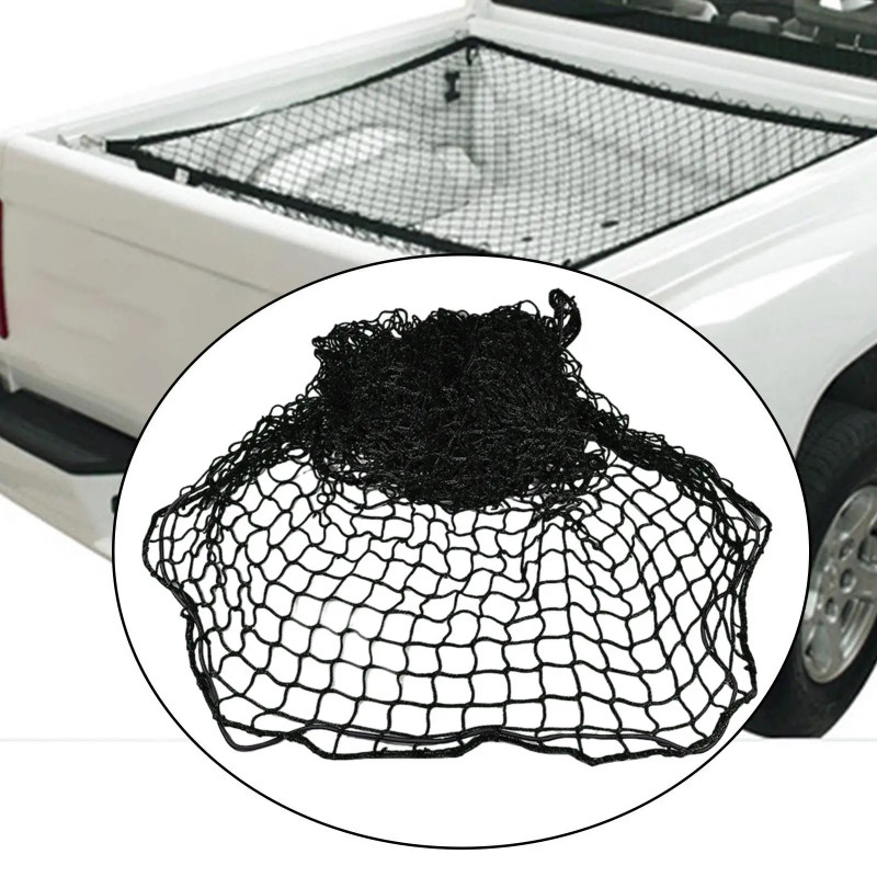 Generic Cargo Net Black 1.5x2.5 M High Performance Trip Luggage Camping Luggage Net for Truck Bed T