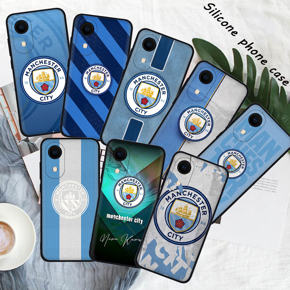 OPPO A3 Pro A3X K12X F25 Pro F27 A40 A60 A79 A80 TPU Soft Case E831 Manchester City ซิลิโคนอ่อนนุ่มเ