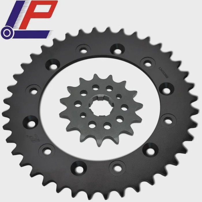 LOPOR 520 CNC 15T 40T Front Rear Motorcycle Sprocket For Honda MVX250 1983 XL600LM-F PD04 85-87 RM-
