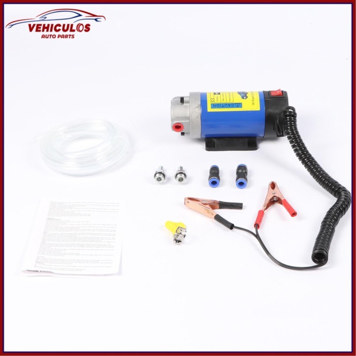 New 12V Oil Diesel Fuel Extractor Pump Electric Scavenge Suction Transfer Change Pump Fluid Siphon