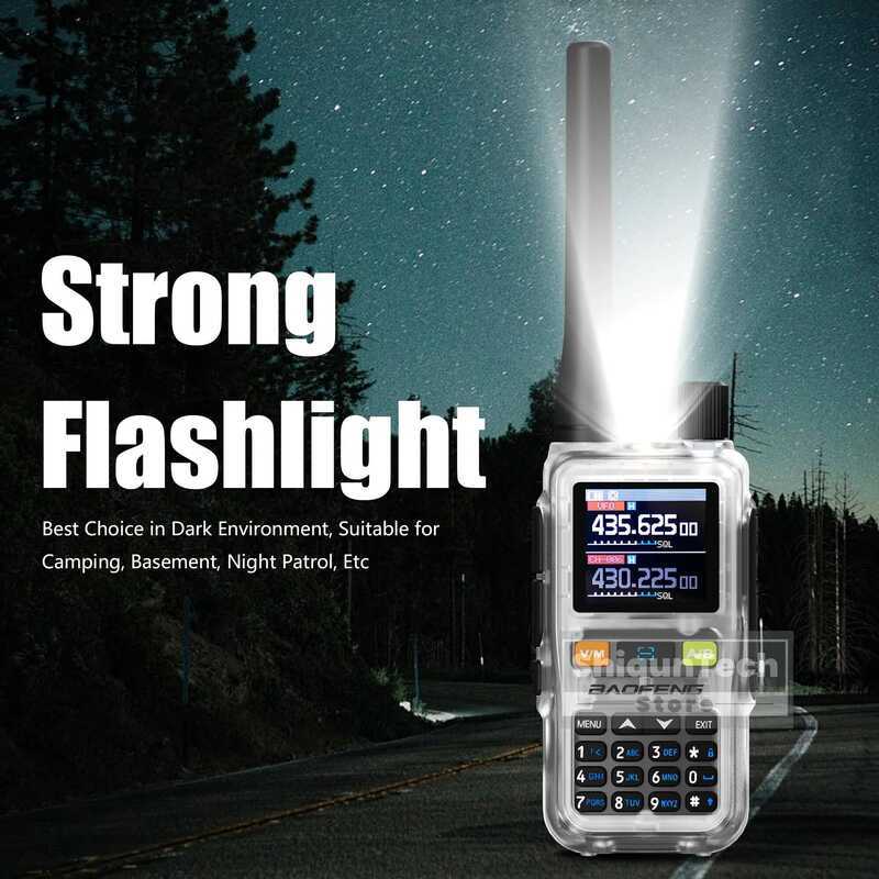 ▥ วิทยุสื่อสารแบบพกพา  Uv-5R Mini รองรับคลื่นความถี่ Air Band Uhf/Vhf แบบ Watch, Dual Pt